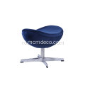 Scaun clasic confortabil de living din catifea de ou